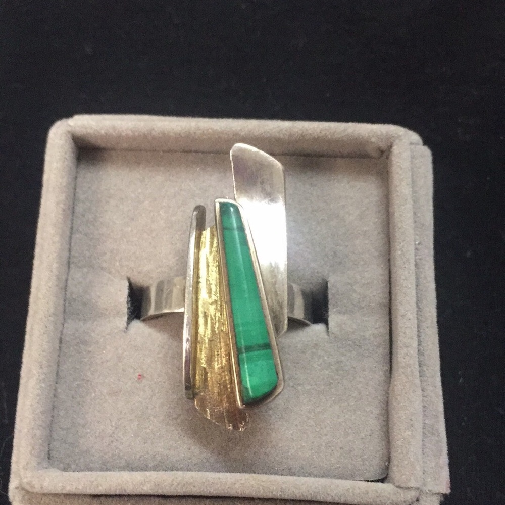 Malachite Custom Ring